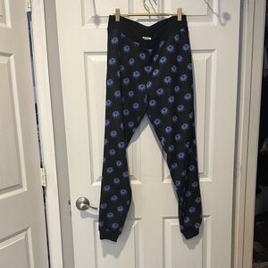 Kenzo Black and Blue Eye Logo Joggers